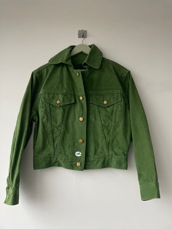 Junior Gaultier green denim boxy fit jacket