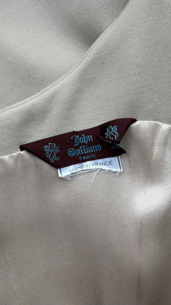 John Galliano late 90’s cocktail wool dress