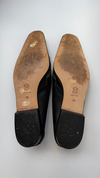 Emma Hope embroidered canvas flats 39