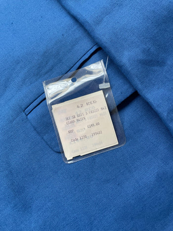 Christian Dior vintage blue linen blazer