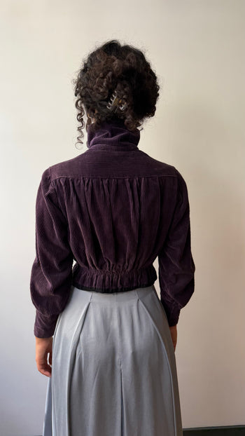 Antique purple corduroy jacket