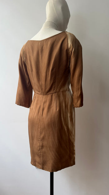 Prada FW2008 printed silk dress