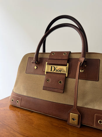 Dior S/S 2002 Galliano Columbus collection top handle handbag