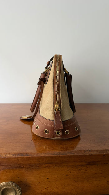 Dior S/S 2002 Galliano Columbus collection top handle handbag