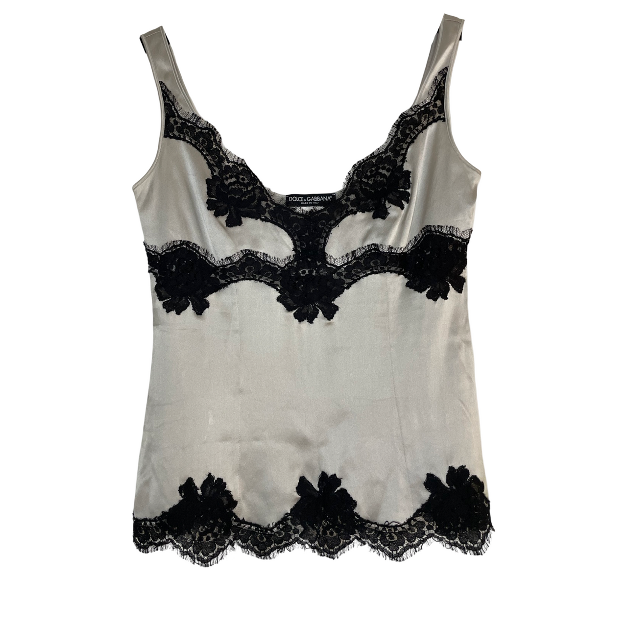 Dolce & Gabbana silk satin camisole 40 IT