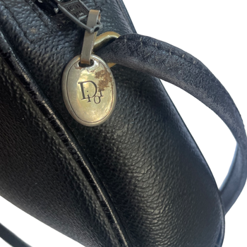 Dior 80’s coated canvas black cross-body bag