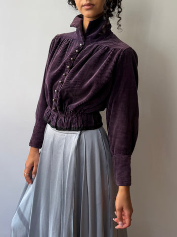 Antique purple corduroy jacket