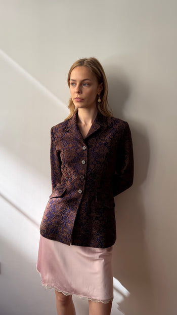 Kenzo Jungle 1990’s jacquard jacket XS