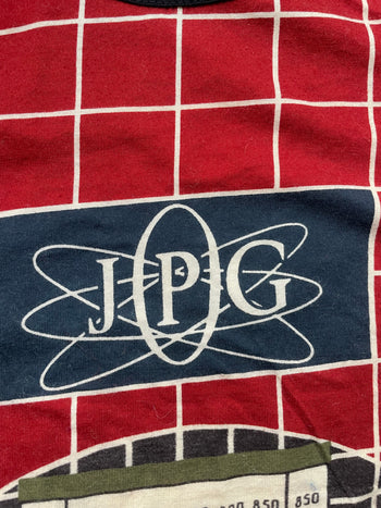 Jean Paul Gaultier vintage 1994 ‘TV Test’ print top