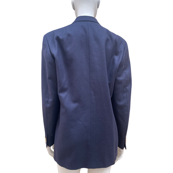 Yves Saint Laurent navy wool blazer