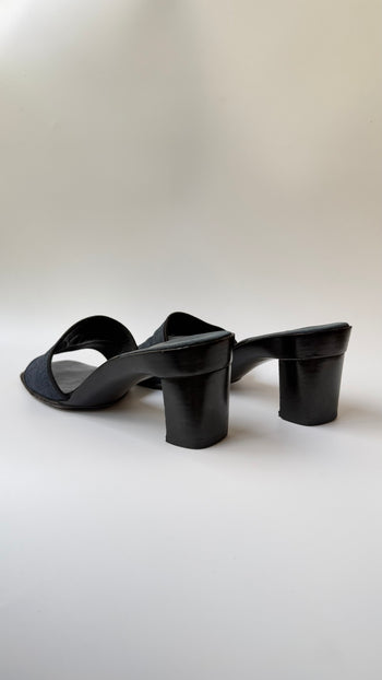 Chanel 90’s denim mules