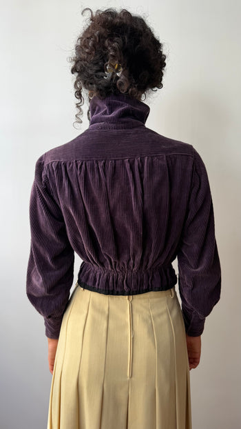 Antique purple corduroy jacket