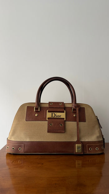 Dior S/S 2002 Galliano Columbus collection top handle handbag