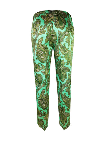 Dolce & Gabbana SS 2000 runway paisley print trousers