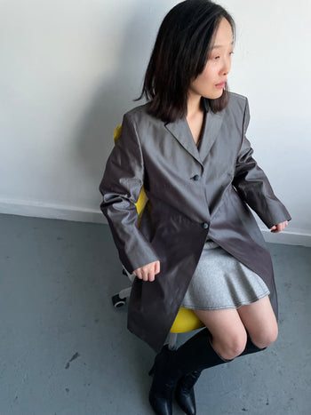 Gianfranco Ferre 90’s iridescent evening wear coat