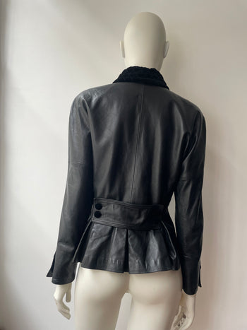 Loewe vintage 1980-90’s leather jacket