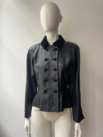 Loewe vintage 1980-90’s leather jacket