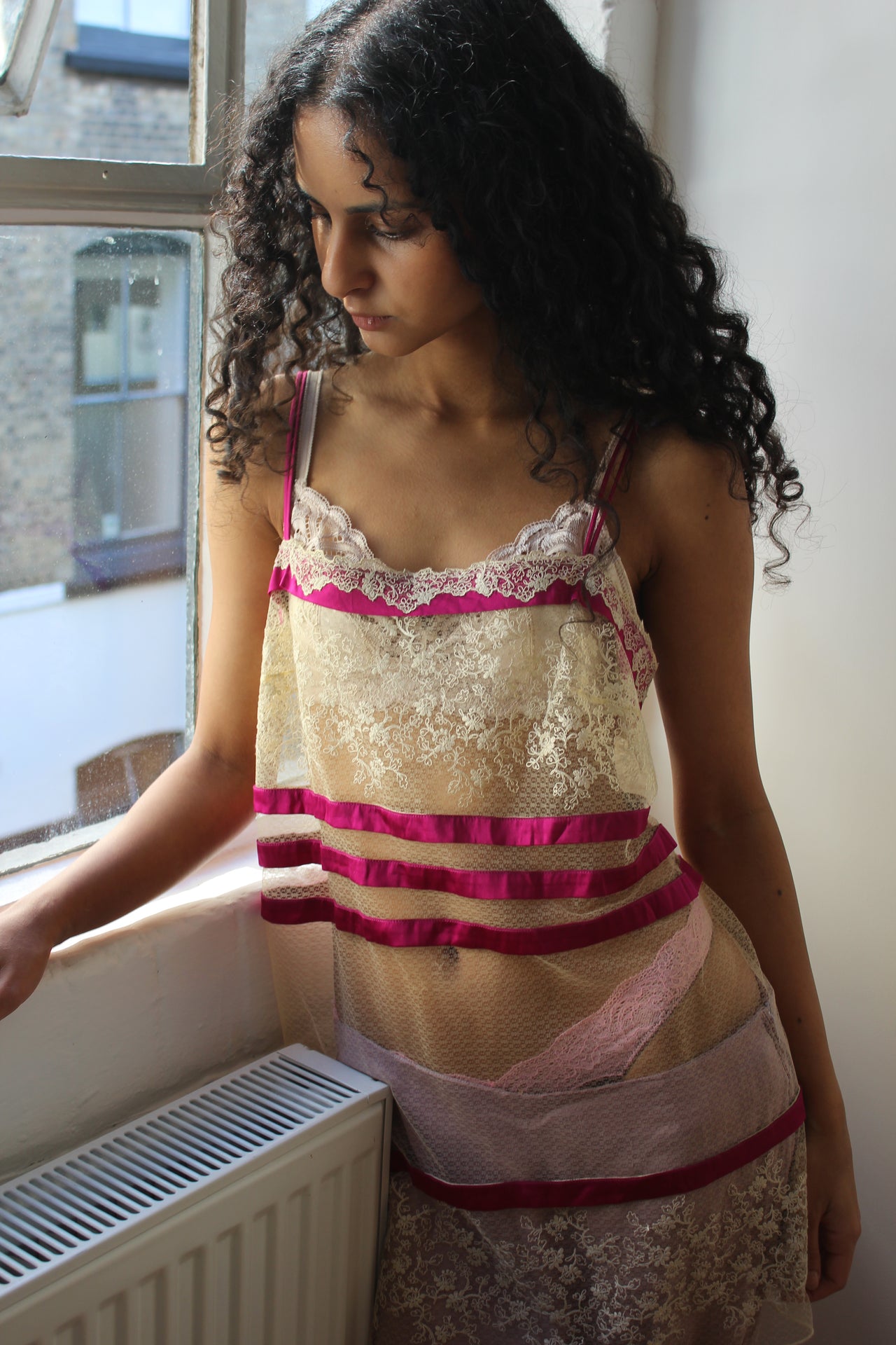 La Perla lace slip dress