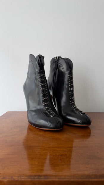 Azzedine Alaia Hook and Eye ankle boots Alaïa