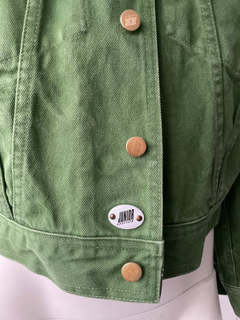 Junior Gaultier green denim boxy fit jacket