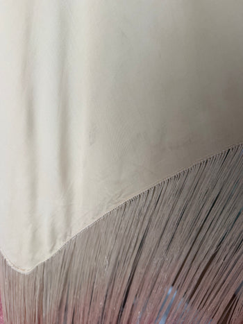 1920’s fringed ombre silk shawl