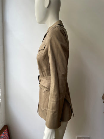 Prada vintage Safari style cotton jacket 44IT