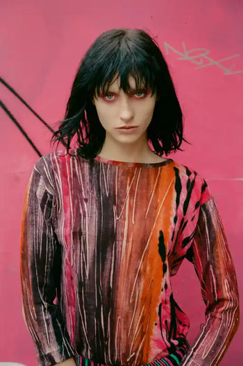 Printed knitwear