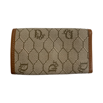 Dior 80’s honeycomb print key holder wallet