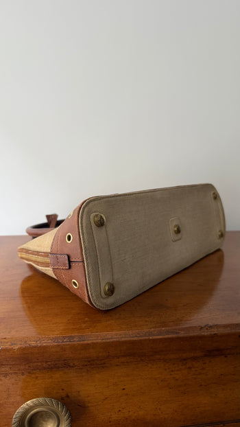 Dior S/S 2002 Galliano Columbus collection top handle handbag