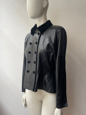 Loewe vintage 1980-90’s leather jacket