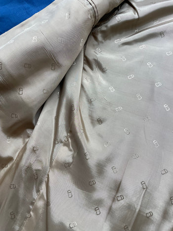 Christian Dior vintage blue linen blazer