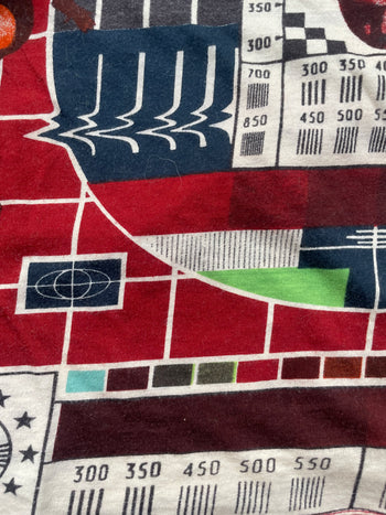 Jean Paul Gaultier vintage 1994 ‘TV Test’ print top