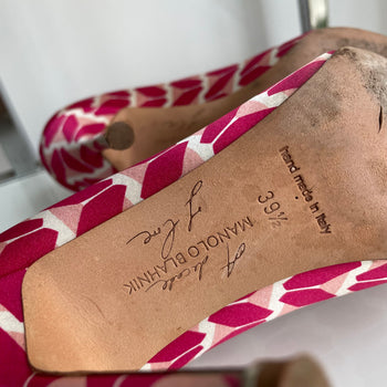 Manolo Blahnik Hangisi Cosmopolitan Pink 39.5