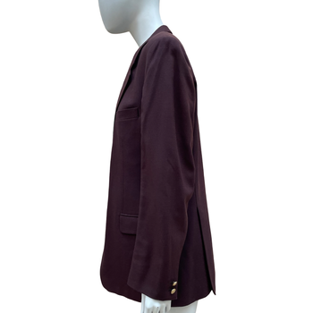 Dior Monsieur burgundy wool blazer