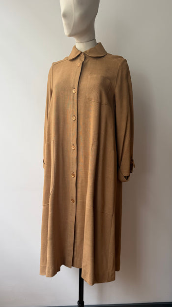 Christian Dior 1960’s raw silk summer coat