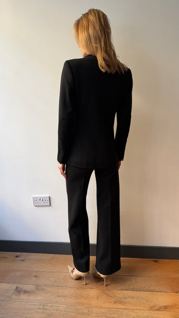 YSL Rive Gauche 1970’s tuxedo trouser suit XS