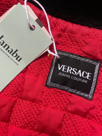 1990’s vintage Versace multi-print coat jacket