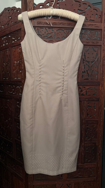 John Galliano late 90’s cocktail wool dress