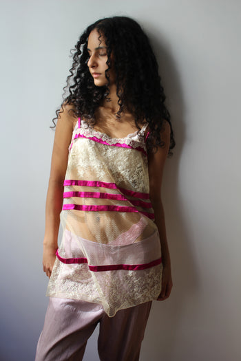 La Perla lace slip dress