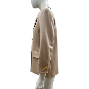 Yves Saint Laurent 90’s double-breasted beige blazer 36 FR