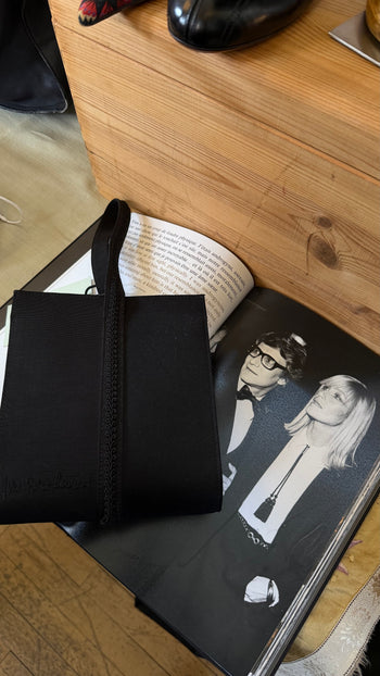1990’s Yves Saint Laurent evening wear fabric clutch bag