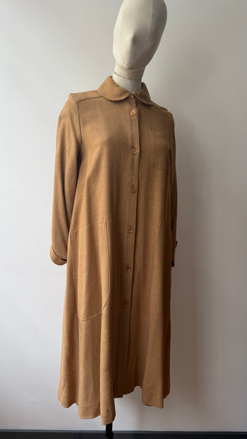 Christian Dior 1960’s raw silk summer coat